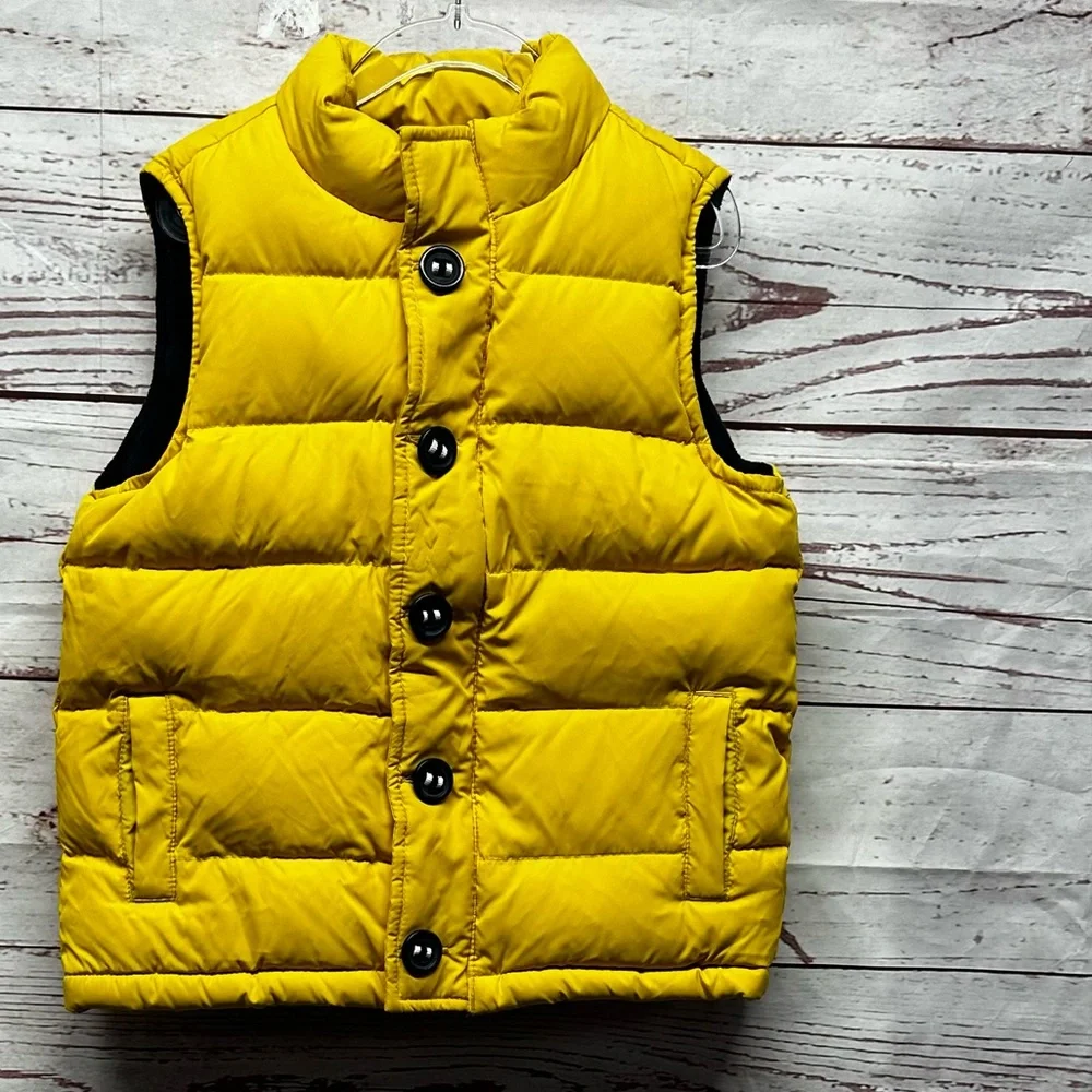 Gymboree Yellow Puffer Vest Size 4T-5T